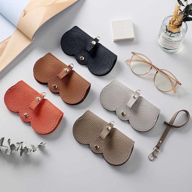Premium Soft Leather Sunglasses Case for Ultimate Protection