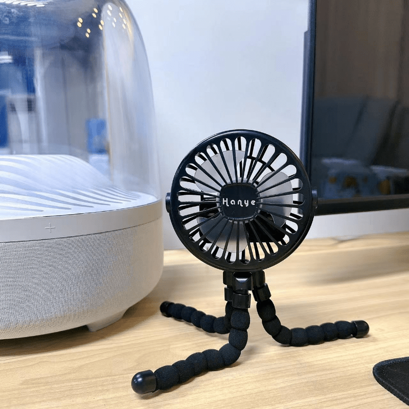 Compact Personal Fan for On-the-Go Cooling
