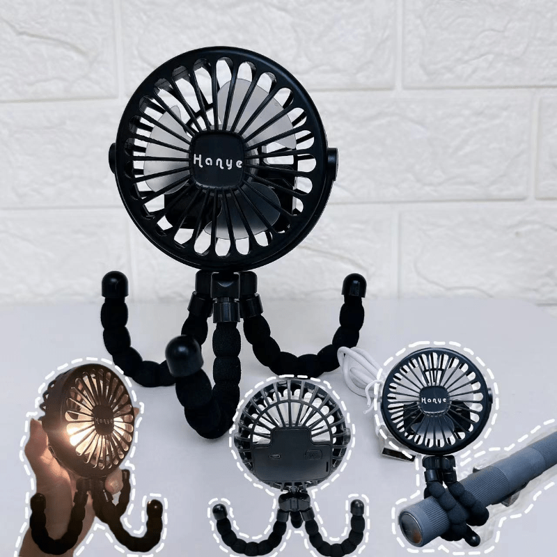Compact Personal Fan for On-the-Go Cooling