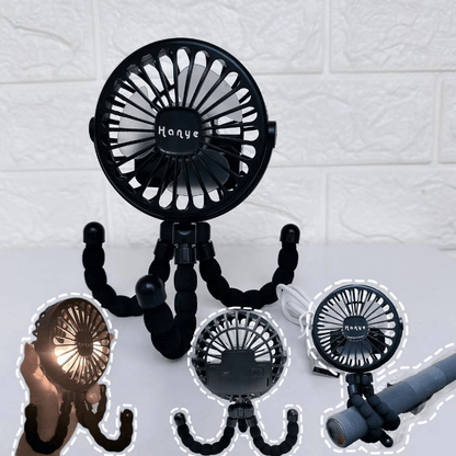 Compact Personal Fan for On-the-Go Cooling