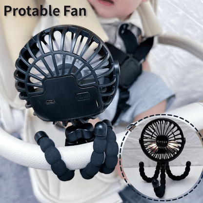 Compact Personal Fan for On-the-Go Cooling