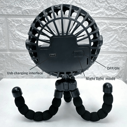 Compact Personal Fan for On-the-Go Cooling