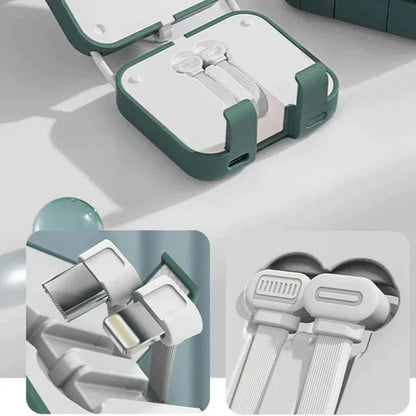 Compact Foldable Power Bank with Phone Stand