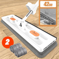 White mop + 2 cloths