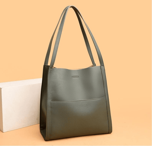Waterproof Genuine Leather Crossbody Bag for Women