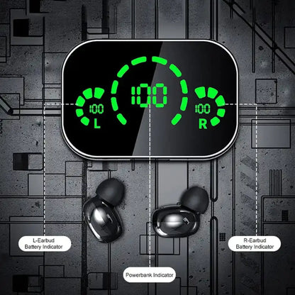 Wireless In-Ear Headphones with Charging Case – UltraBass Sport Earbuds