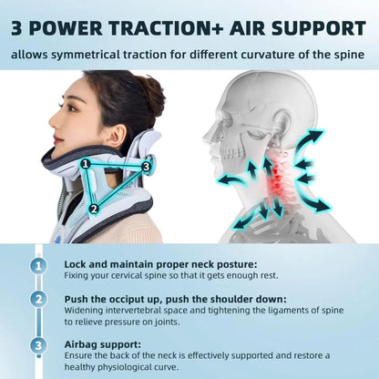 Adjustable Cervical Traction Device for Neck Pain Relief and Tension