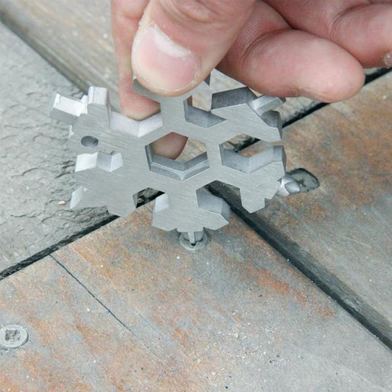 Multi-tool Snowflake Set with 18 Functions – Perfect Gift
