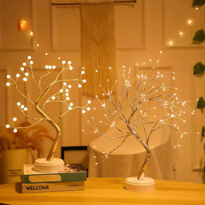 LED Fairy Tree Lights for a Warm and Inviting Room Ambiance