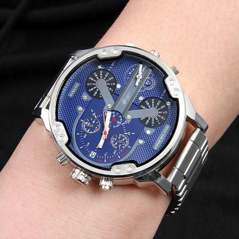 Stainless Steel Quartz Chronograph Timepiece
