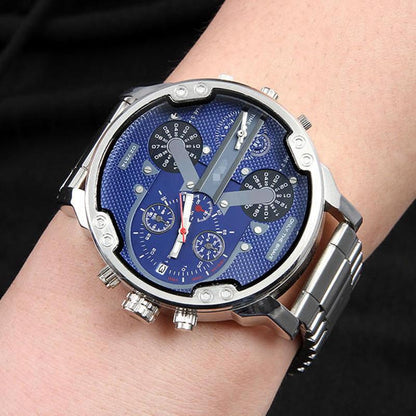 Stainless Steel Quartz Chronograph Timepiece