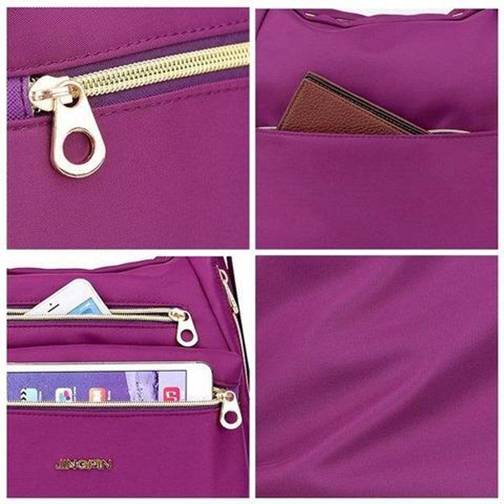 Versatile Bag with Double Zippers – Backpack, Handbag, Crossbody