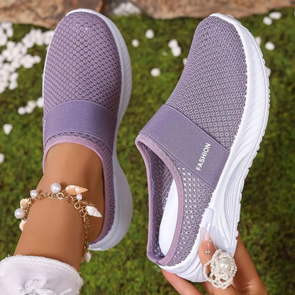 AirStride – Lightweight Mesh Slip-On Sneakers for Women
