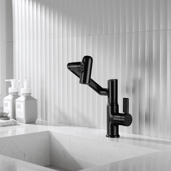 Smart Flow Meter with Temperature Display for Faucets