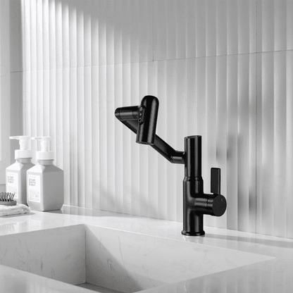 Smart Flow Meter with Temperature Display for Faucets