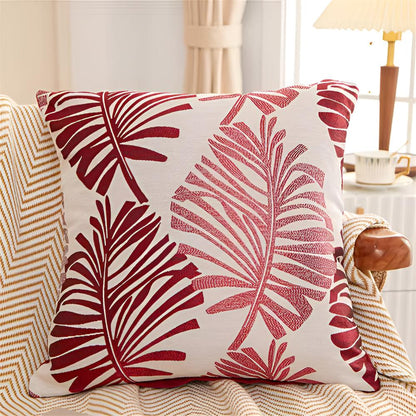 Luxe Leaf Design Cushion Cover for Stylish Interiors
