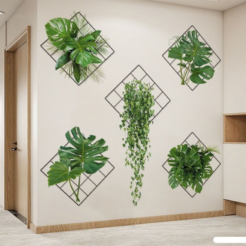 50% Discount | 3D Green Plant Wall Stickers