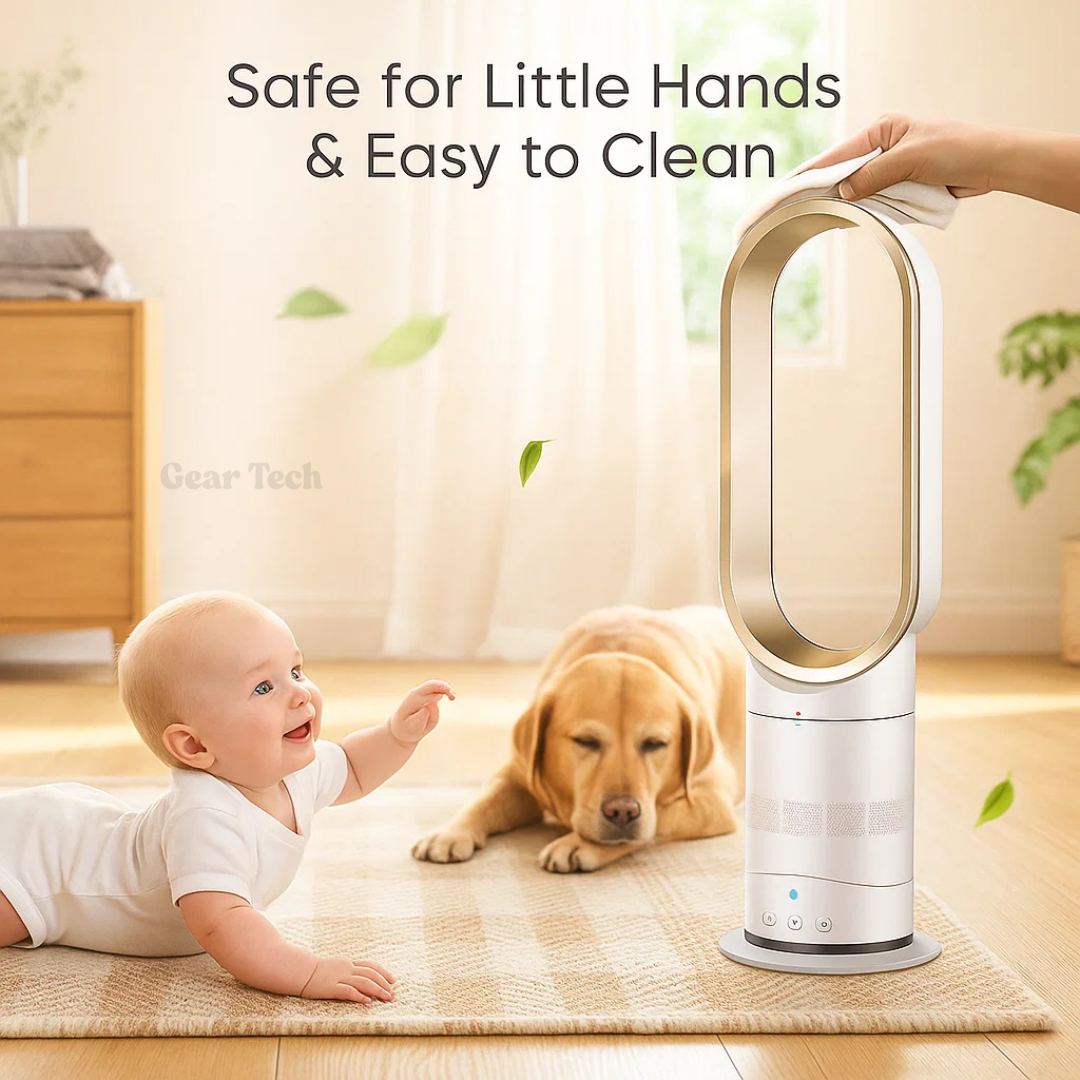 16-Inch Safe Breeze Fan with Remote Control for Ultimate Comfort