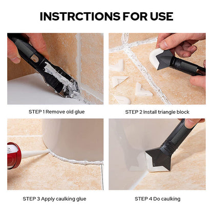 Silicone Sealing Tools Set - 3-in-1 Multi-Function Kit