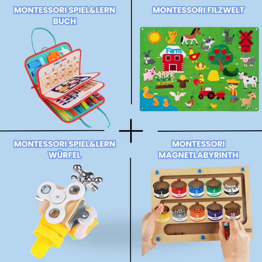 4-in-1 Montessori Learning and Play Set