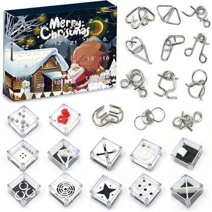 2025 Exclusive Advent Calendar with Puzzle Theme