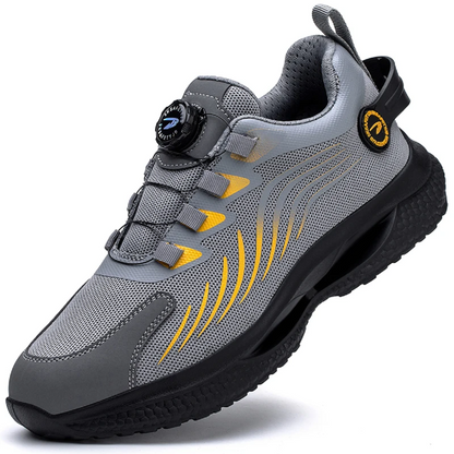 Safety Work Shoes with Rotating Buttons – Anti-Smash and Anti-Puncture