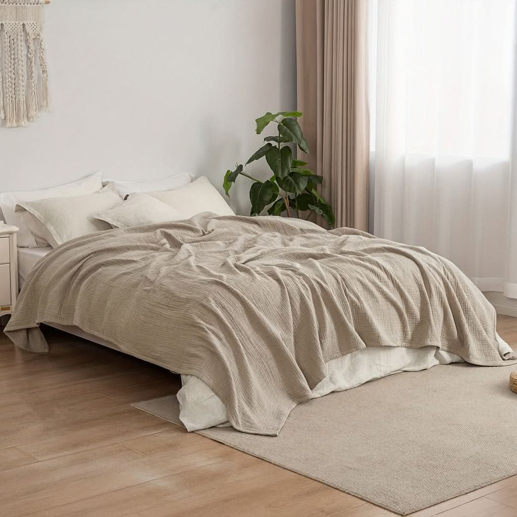 Lightweight Blanket for Comfortable Home Relaxation Daily Use