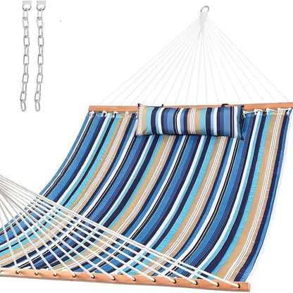 Spacious Quilted Hammock for Ultimate Outdoor Relaxation