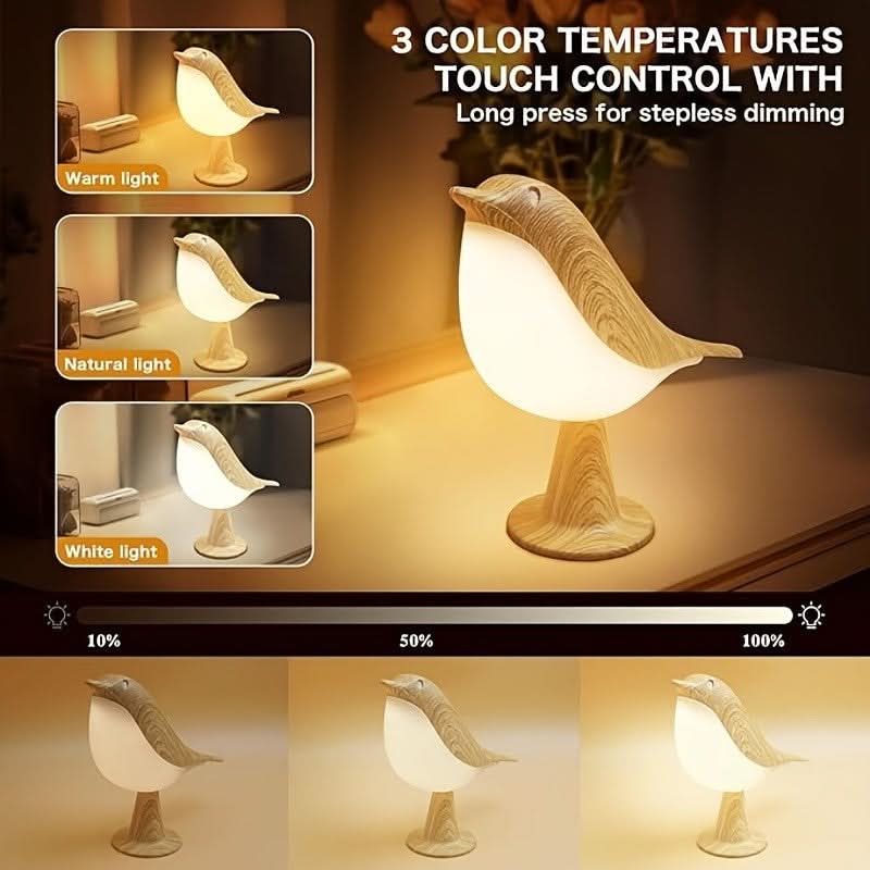 Minimalist Bird-Shaped Lamp for Cozy Holiday Home Décor