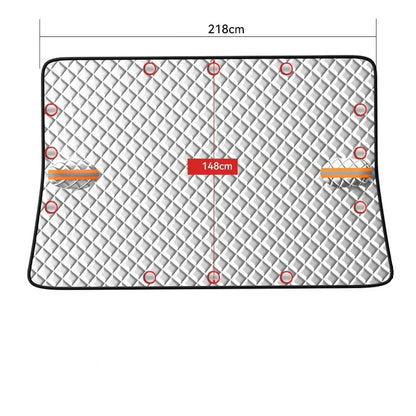 Magnetic Windshield Cover for Cars - Frost Protection and UV Shield