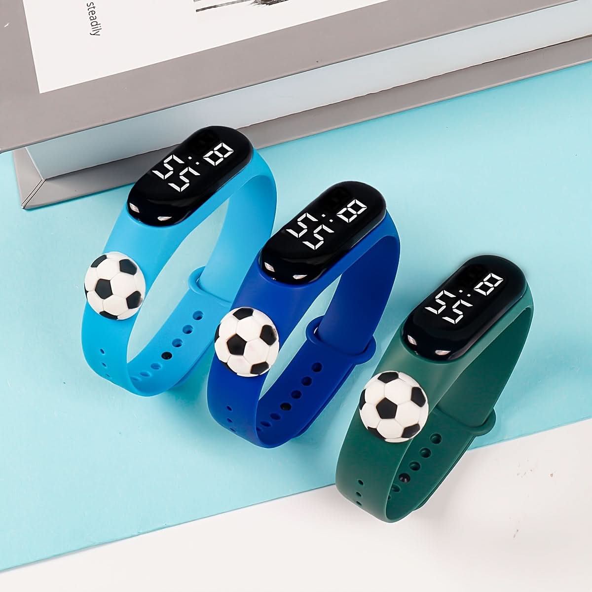 LED Soccer Wristband Gift Set with Luminous Features