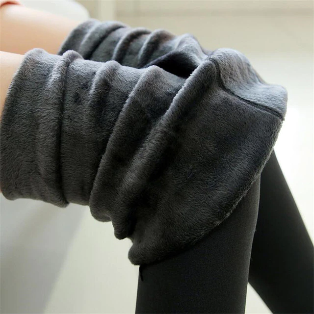 Winter Warmth: Luxe Fleece-Lined Leggings for Women