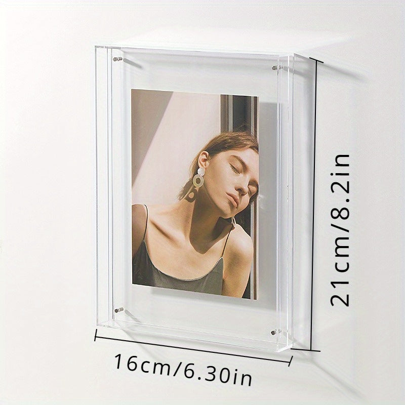 Crystal Clear Art Display Frame – Ideal for Any Space