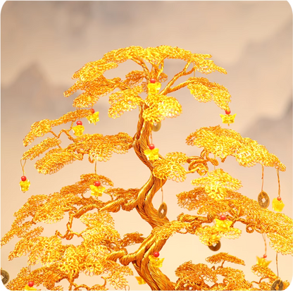 Elegant Prosperity Tree Ornament for Home and Office