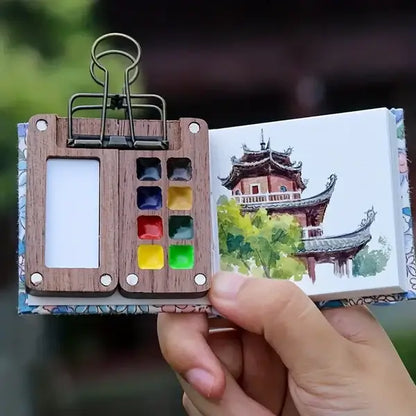 Portable Watercolor Art Set | Paint Anywhere, Anytime