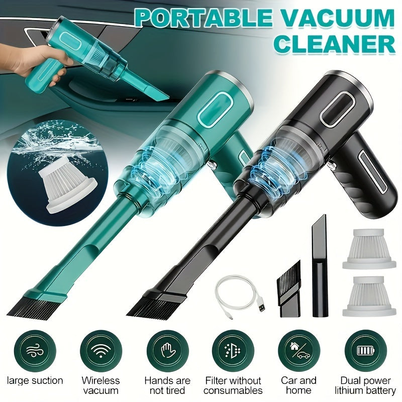 Portable USB Rechargeable Vacuum Cleaner for Home and Car