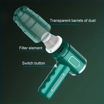 Portable USB Rechargeable Vacuum Cleaner for Home and Car