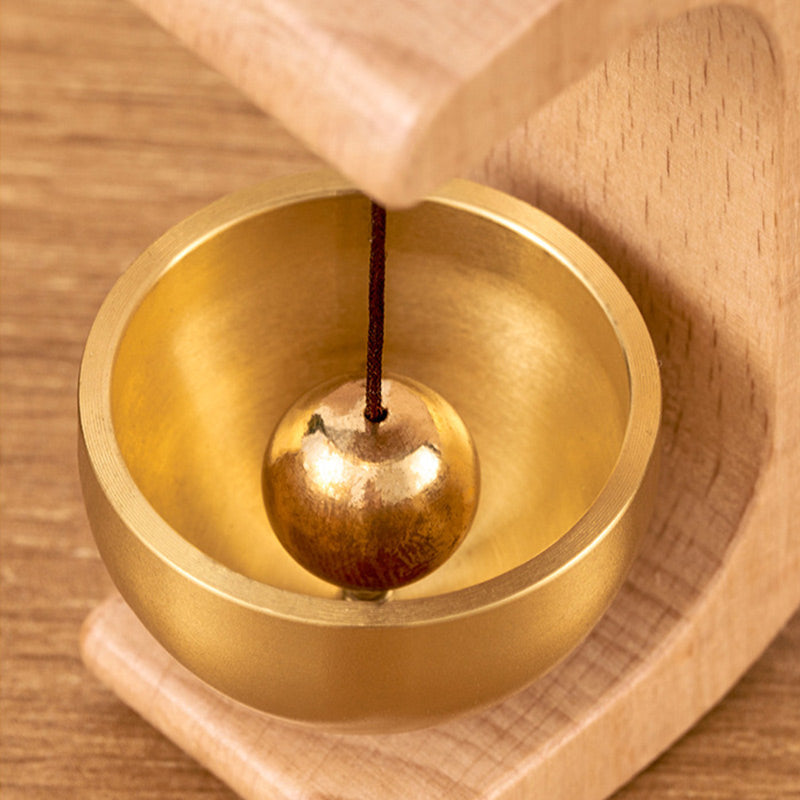 Wooden Magnetic Door Chime with Gentle Melody | Easy Install