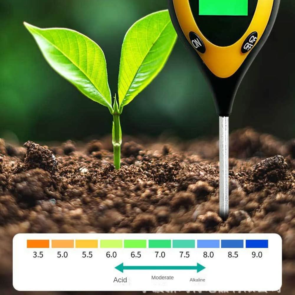 4-in-1 Soil Meter for Precise Monitoring of Plants and Soil