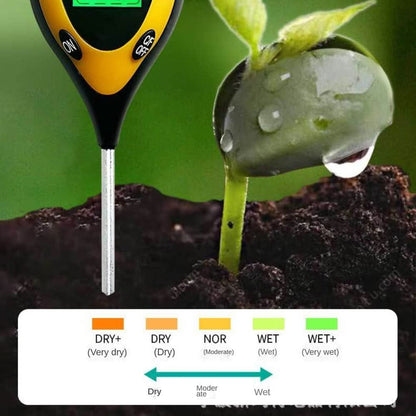 4-in-1 Soil Meter for Precise Monitoring of Plants and Soil