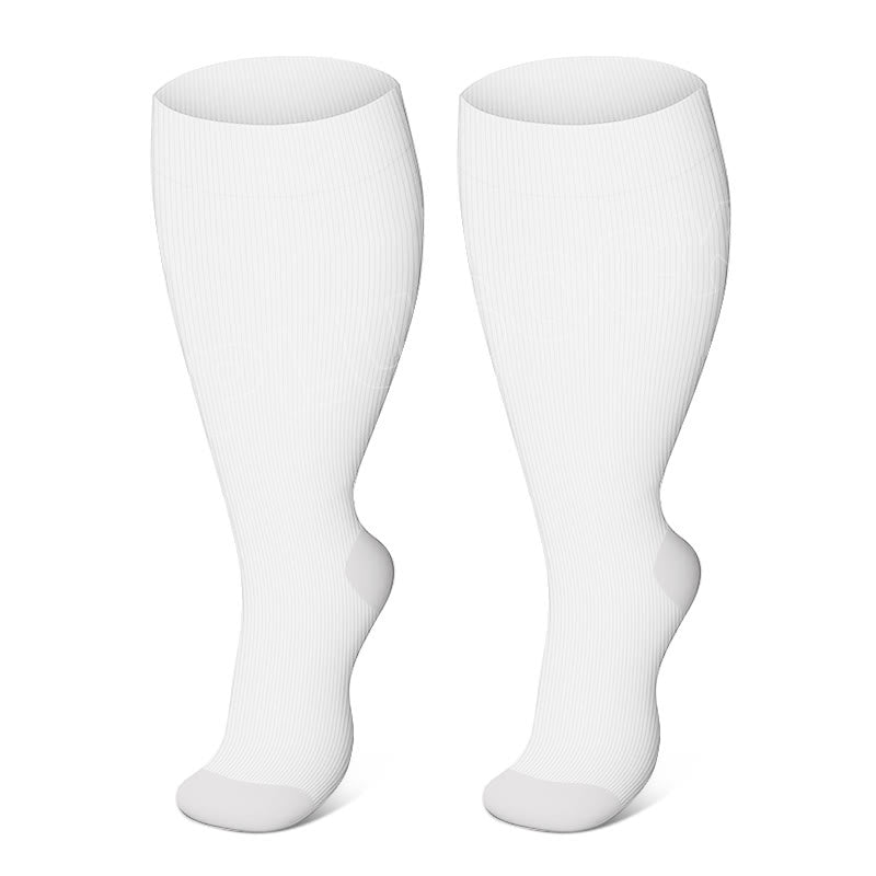 Enhanced Comfort Compression Socks for Larger Sizes - Set of 3