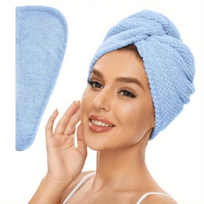 CloudDry - Quick-Dry Microfiber Hair Wrap for Effortless Drying