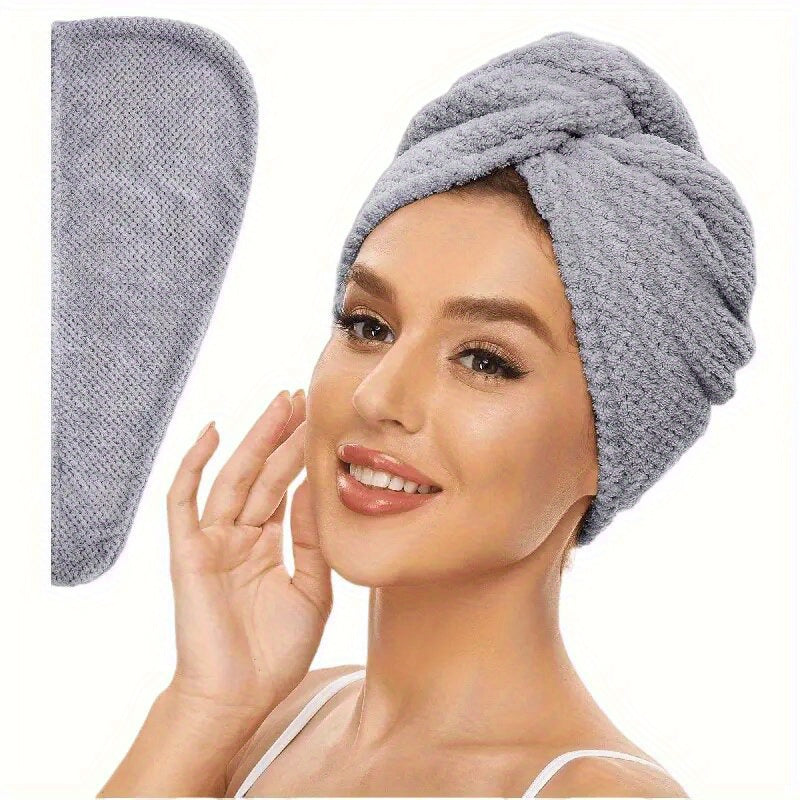 CloudDry - Quick-Dry Microfiber Hair Wrap for Effortless Drying