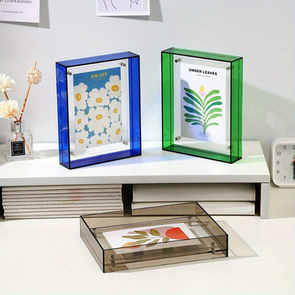 Chic Acrylic Photo Holder – Modern Art Display Stand