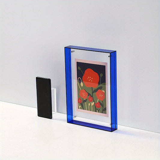 Chic Acrylic Photo Holder – Modern Art Display Stand