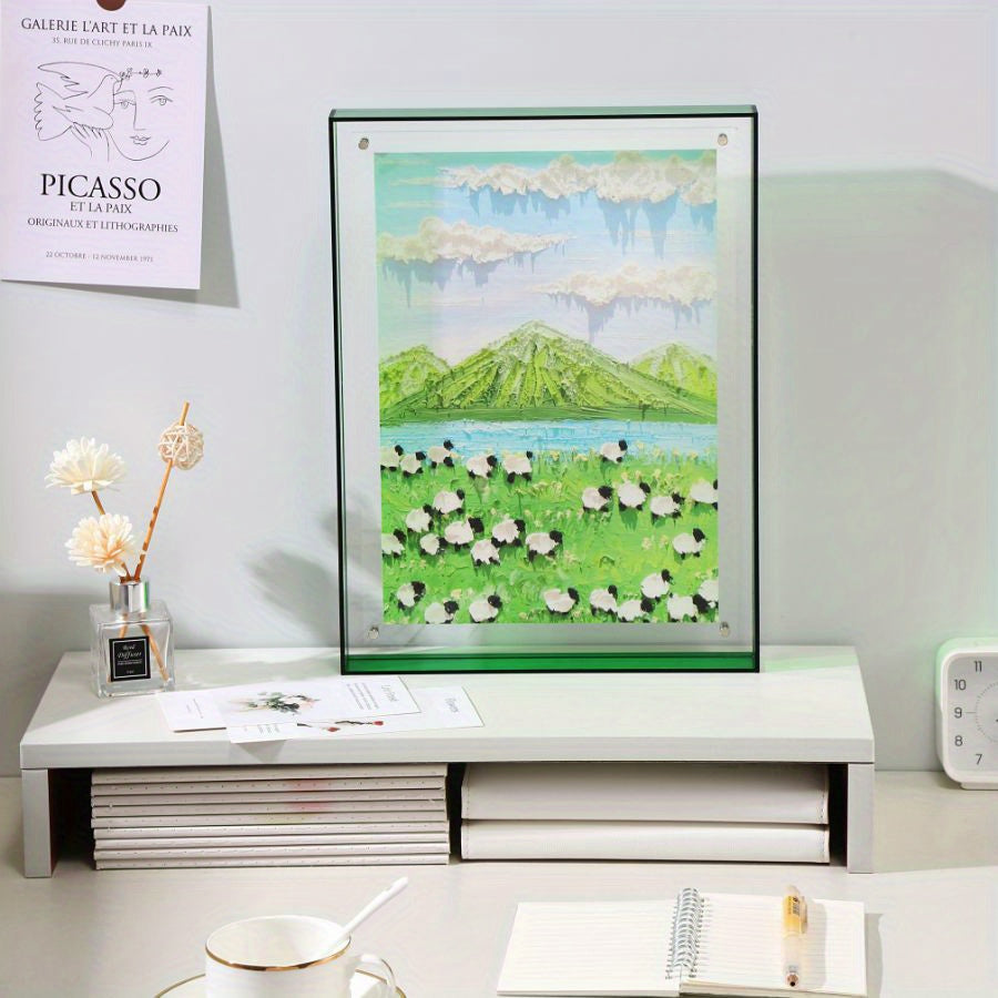 Chic Acrylic Photo Holder – Modern Art Display Stand