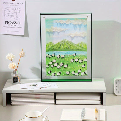 Chic Acrylic Photo Holder – Modern Art Display Stand