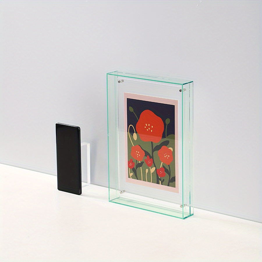 Chic Acrylic Photo Holder – Modern Art Display Stand