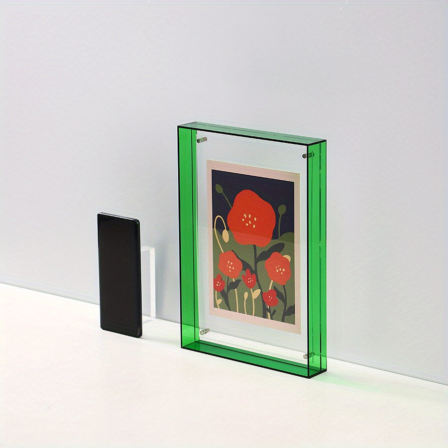 Chic Acrylic Photo Holder – Modern Art Display Stand