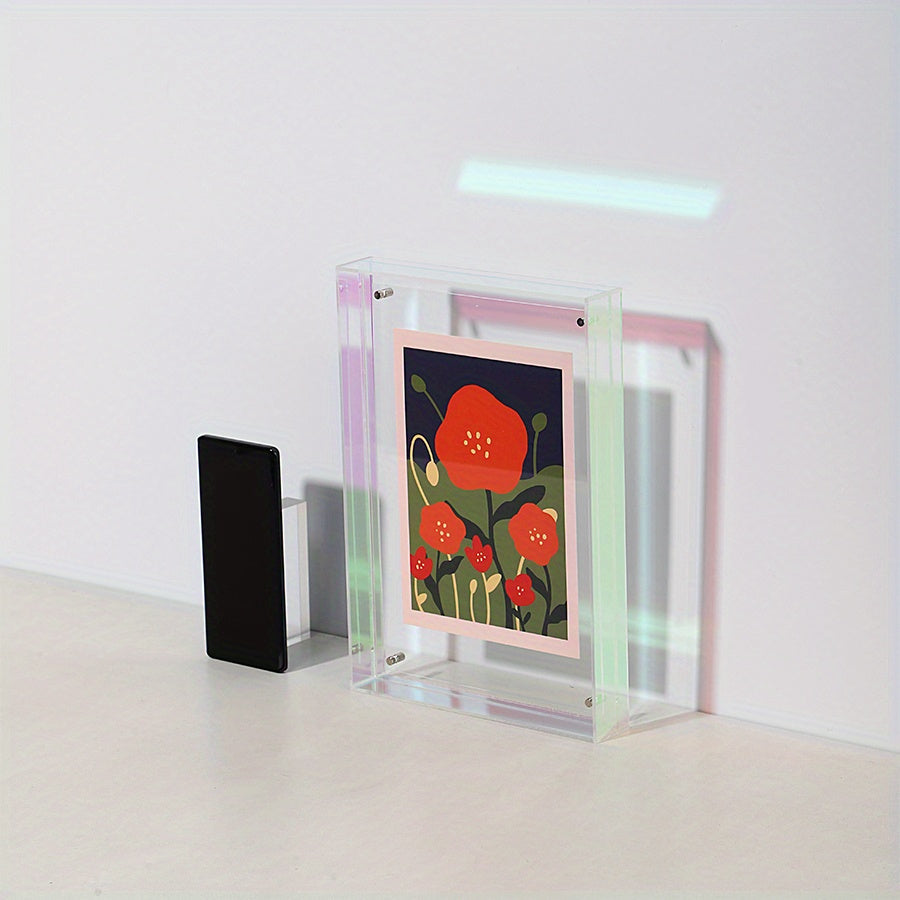 Chic Acrylic Photo Holder – Modern Art Display Stand